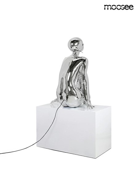 Lampa Podłogowa CYBER WOMAN Srebrny