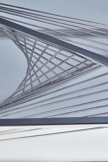 Ława INFINITY Srebrny/Dymiony