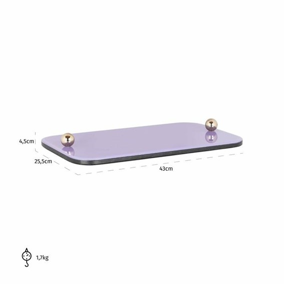 Taca Dekoracyjna JUDY Fioletowy