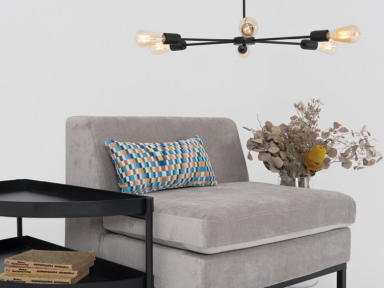 Stolik HANNA METAL HALF 80-2F