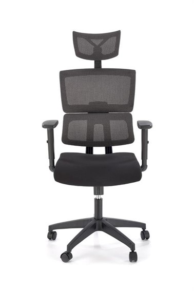 Fotel Gabinetowy PABLO Czarny/Popielaty