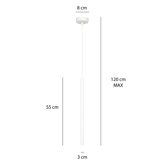 Lampa Wisząca SELTER 1 Biały