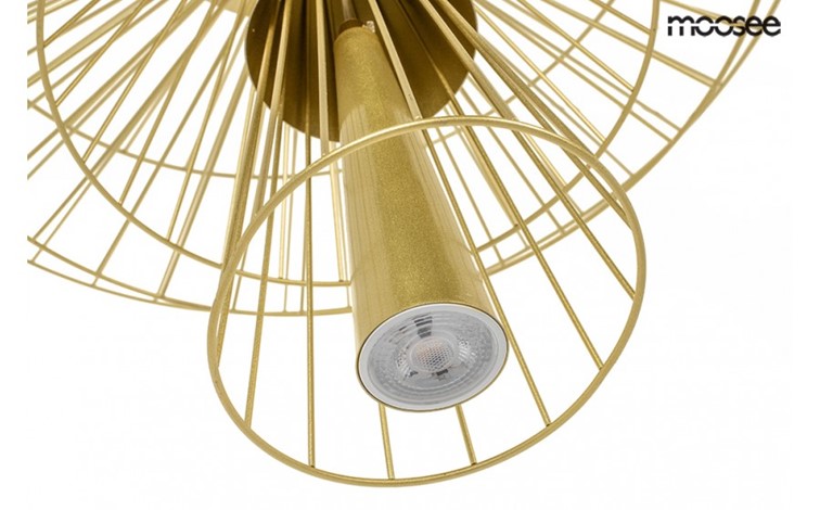 Lampa Wisząca SESTO Złoty