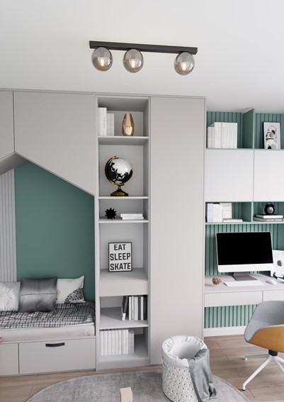 Lampa Sufitowa FIT 3 Czarny/Grafitowy