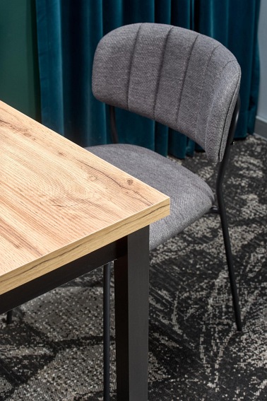 Stół Cobalt 68x120 Dąb Wotan/Czarny