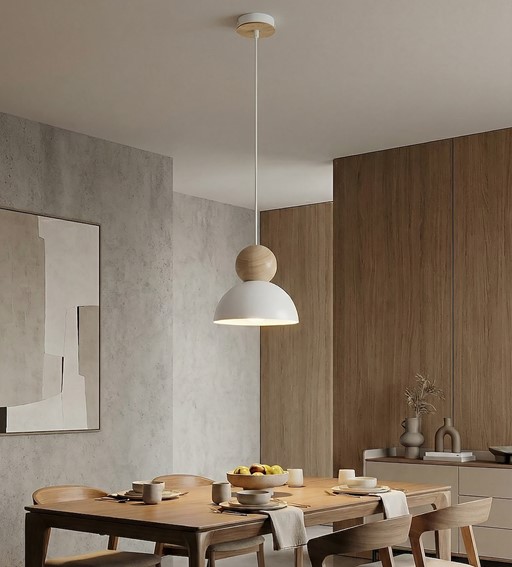 Lampa Wisząca KAKI 1S Biały