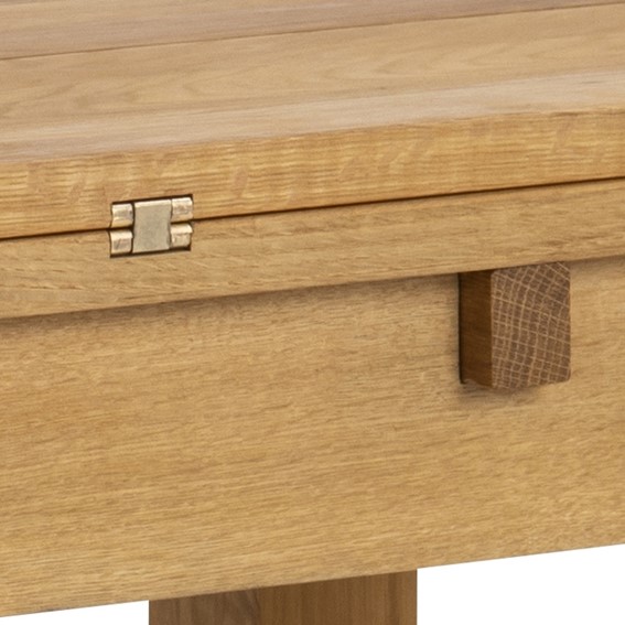 Stół Rozkładany KENLEY 100x90 Naturalny