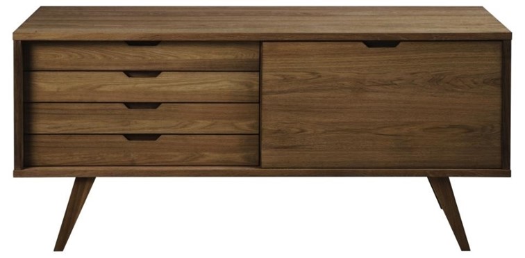 Komoda A-LINE Dymiony Dąb