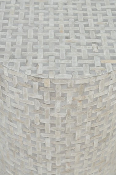 Stolik Okrągły AV1730-28GB 41x46 Szary