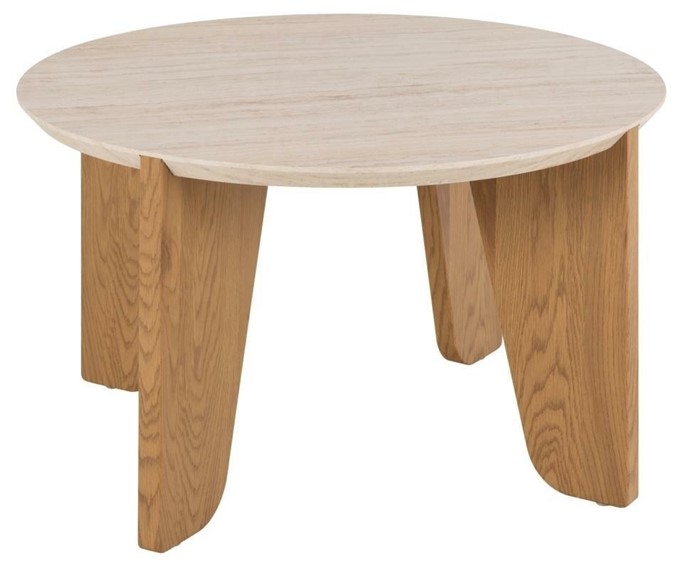 Stolik Kawowy DOCKLAND Fi80cm Dąb