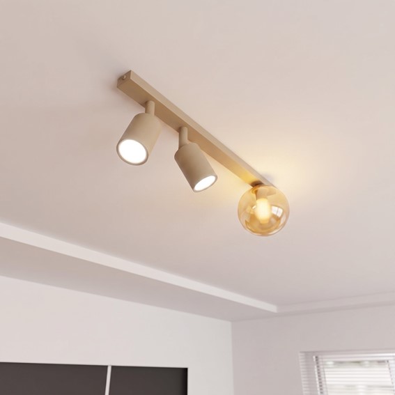 Lampa Sufitowa BASTER 3 Beżowy
