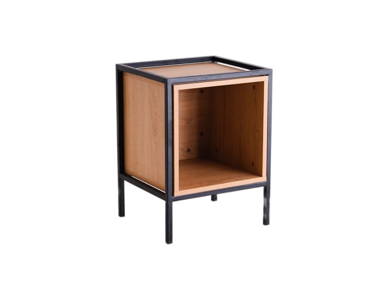 Regał Skap 1R1 Boks 45x40x60 Dąb/Czarny