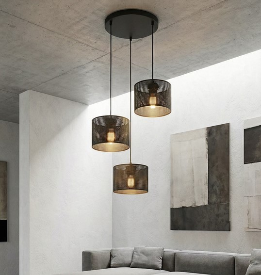 Lampa Wisząca LUX 3 PREM Czarny