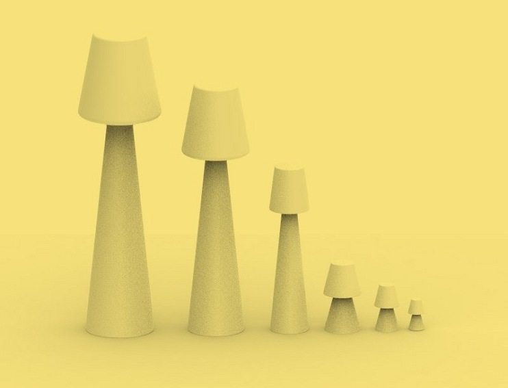 Lampa Podłogowa LOLA 165 CABLE Biały