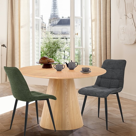 Krzesło CHIC Brego Czarny/Szary 07