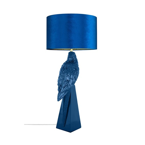 Lampa Stołowa PARROT 84cm Niebieska
