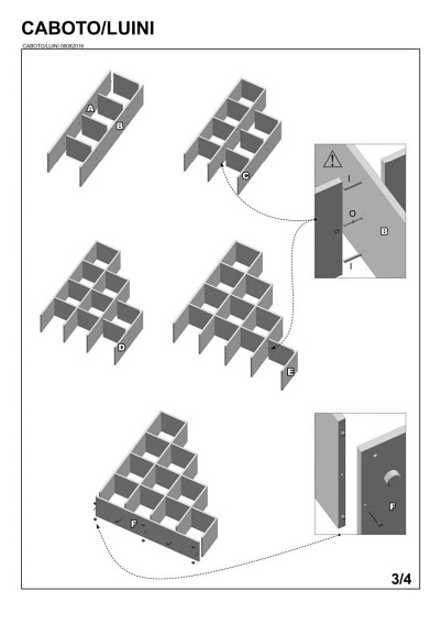 CABOTO regał biały