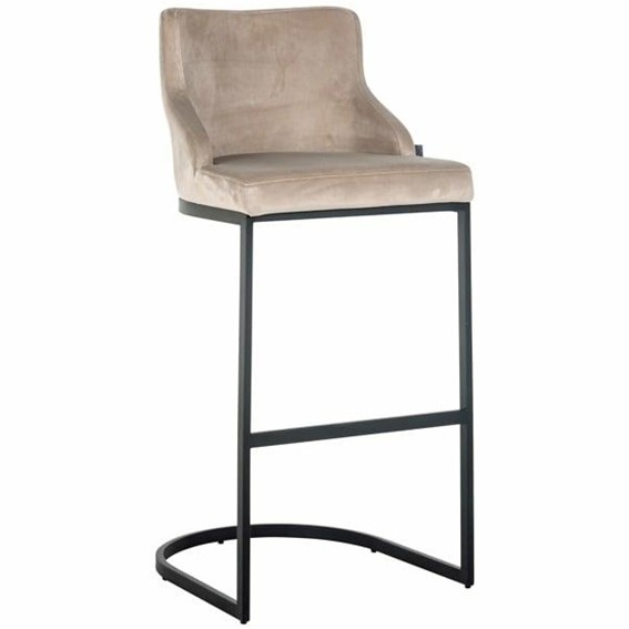 Krzesło Barowe BOLTON 76 Czarny/Khaki
