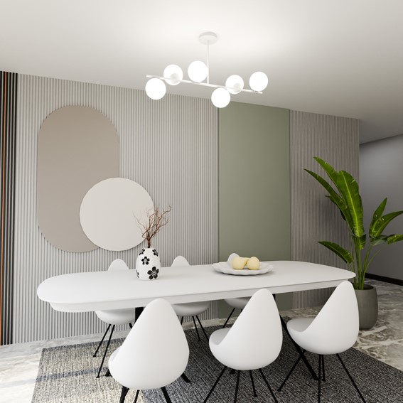 Lampa Sufitowa BIOR 6 Biały