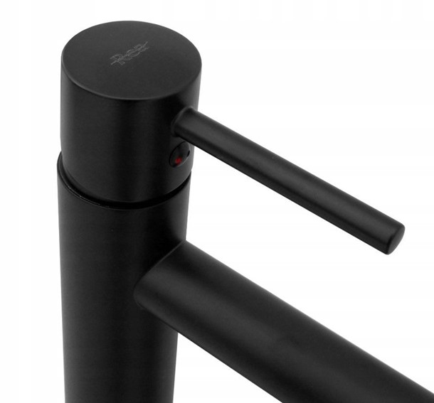 Bateria Umywalkowa Wysoka TESS Czarny