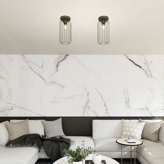 Lampa Sufitowa BARN 1 Czarny