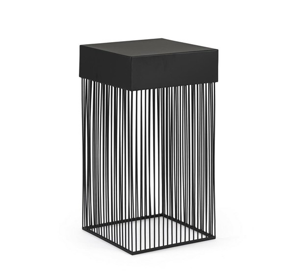 Stolik Kawowy YASLINE 30x30cm Czarny