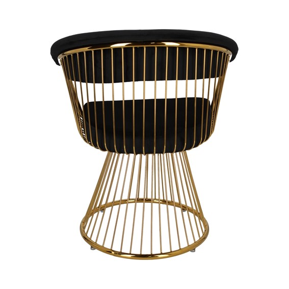 Krzesło FEENY Velvet Czarny