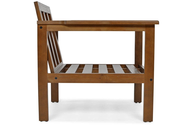 Fotel Ogrodowy BELLA Brązowy/Beżowy