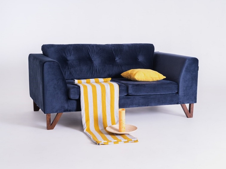 Sofa 2 os. Willy 170x97x68 Aronia/Orzech