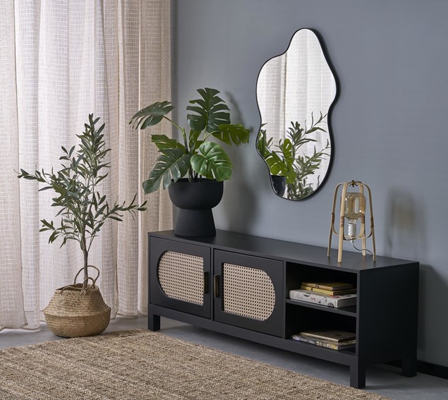 Lustro Ścienne ESSENT Czarny