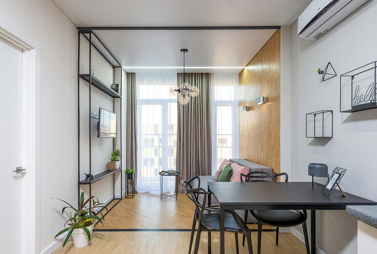 Lampa Wisząca LOGAN K-5368 Czarny/Bursztynowy