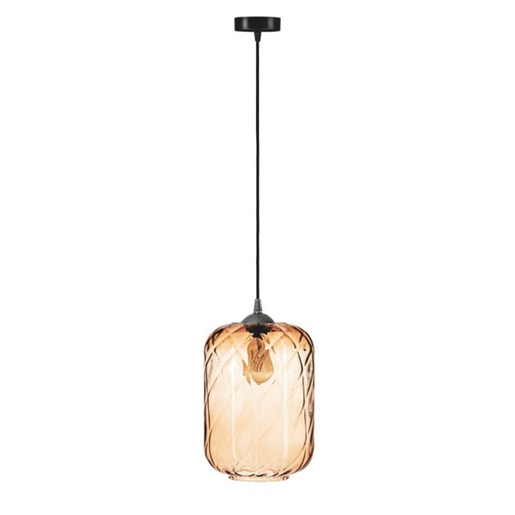 Listwa Wisząca ELIANNA 1L Czarny/Brązowy