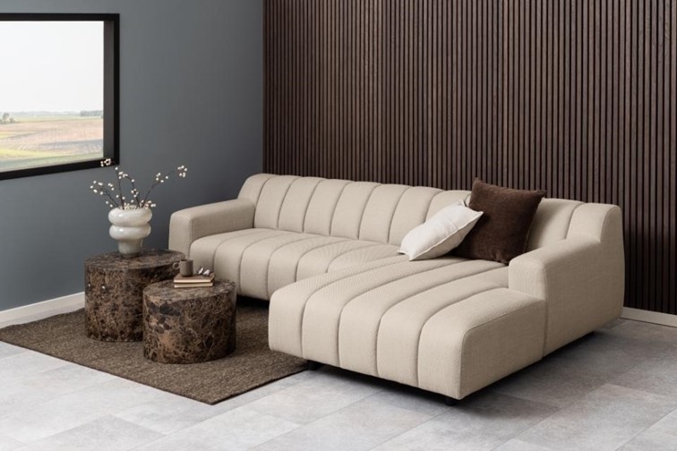 Zestaw 2 Stolików DICE Brązowy