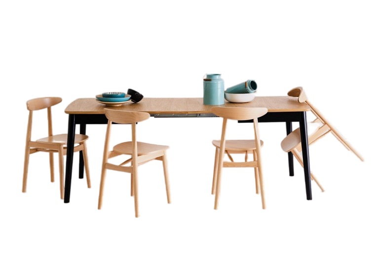 Stół Jadalniany Anton 80x120 Dąb/Czarny