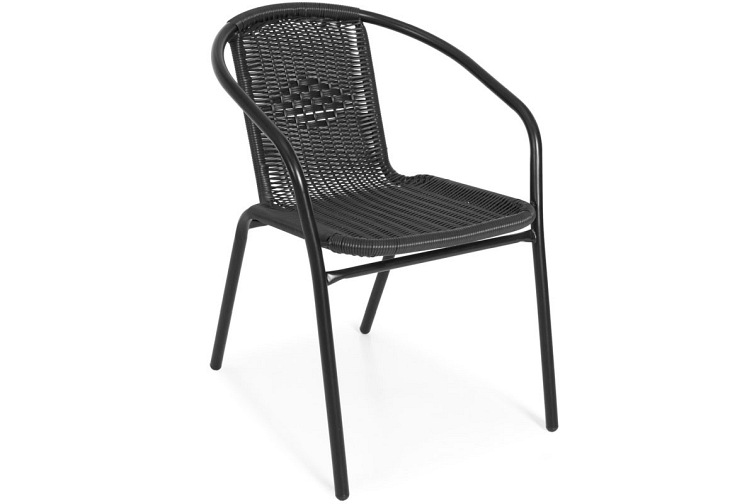 Krzesło Ogrodowe CAPRI Czarny