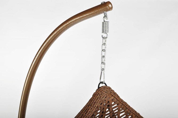 Kosz Wiszący Kokon BALI LUX Brązowy