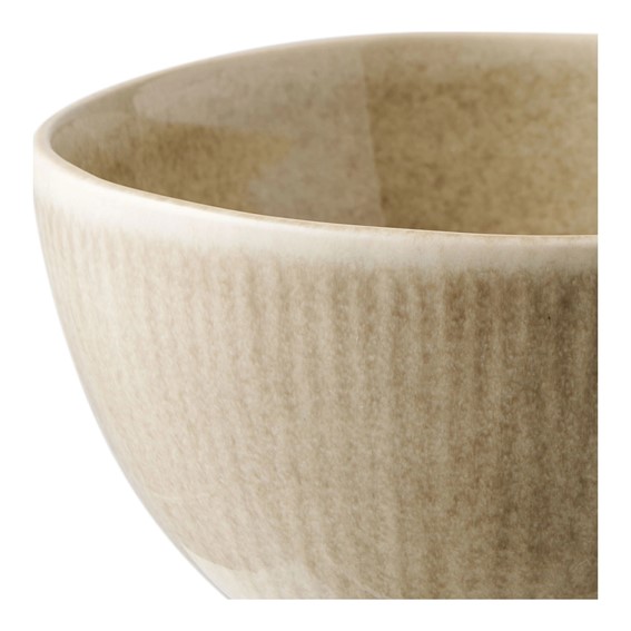 Zestaw 4 Misek Ceramicznych VIOLA fi14,5cm Beżowy