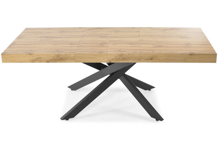 Stół Rozkładany BOSTON (140-200)x90 Dąb/Czarny