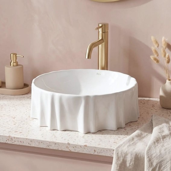 Umywalka Nablatowa ANASTAZJA Biały