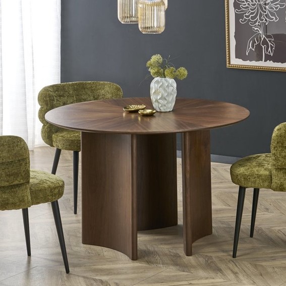 Stół Okrągły CALDO fi120 Orzechowy