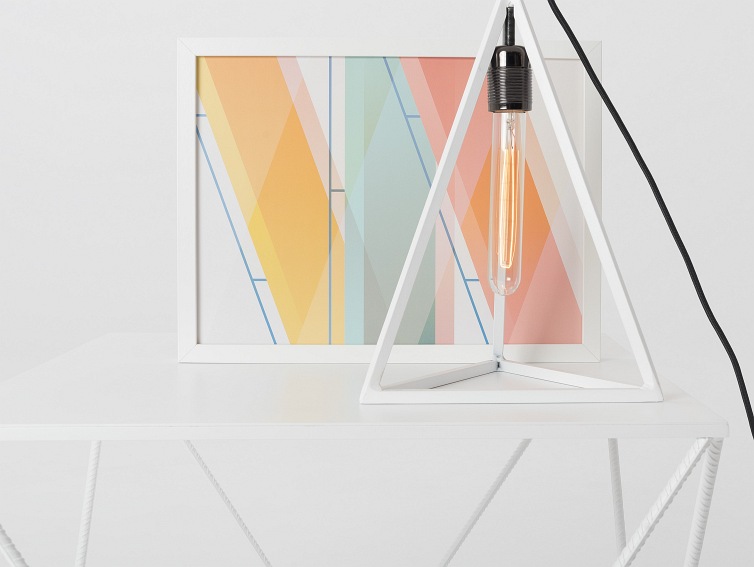 Stół Kawowy Daryl Metal 60x60 Biały