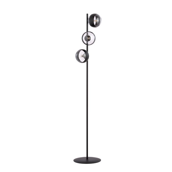 Lampa Podłogowa ROSSI LP3 STRIPE Czarny