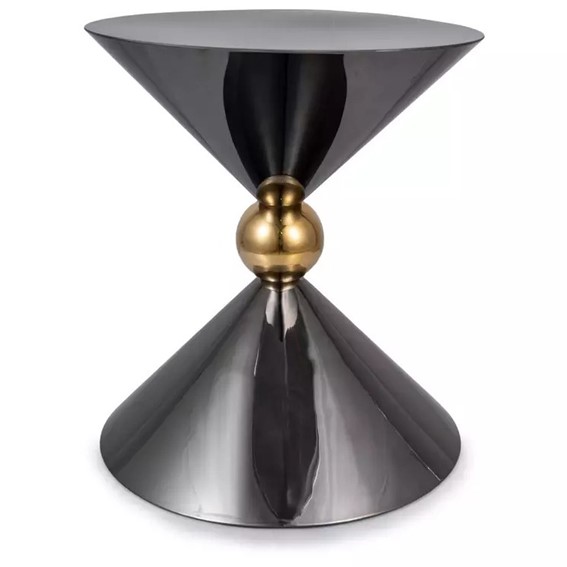 Ława MIRA fi50 Czarny Połysk