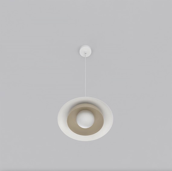 Lampa Wisząca SKIN 1 Beżowy/Biały