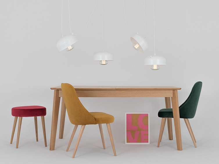 Lampa wisząca POPO FLAT 4 – biały