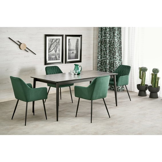 Stół Rozkładany CHARLES (180-260)x90 Popielaty