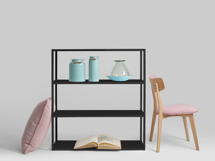 Regał Hyller Metal 100x35x110 Czarny