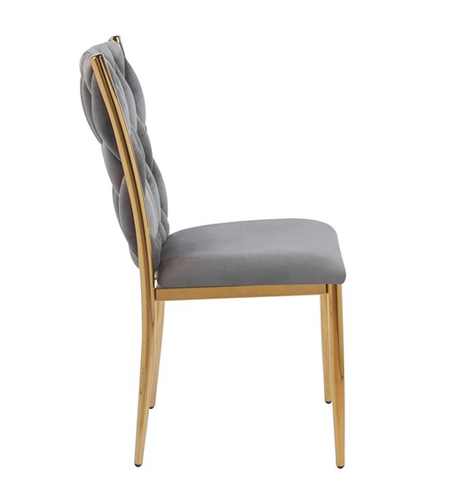 Krzesło Velvet K37-FX (G) Szary