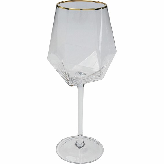 Komplet (4 szt.) Kieliszek do Wina DIAMOND RIM 525ml