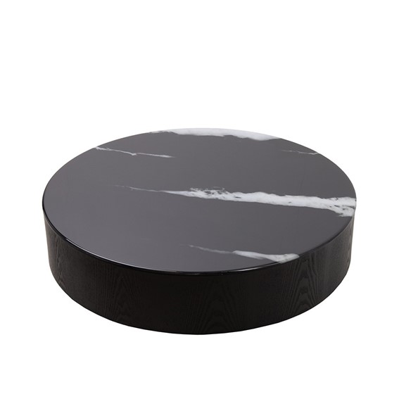 Stolik Kawowy LAGO Fi100cm Czarny